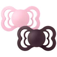 BIBS Nuggi Supreme 2 PACK Silicone_Symmetrical_6-12m_Baby...