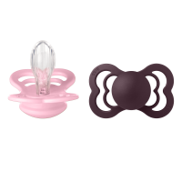 BIBS Nuggi Supreme 2 PACK Silicone_Symmetrical_6-12m_Baby...