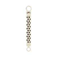 BIBS Nuggi Clip Studio Loop Polka Ivory_Black