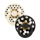 BIBS Studio Colour Polka 2 PACK Latex_Round_0-6m_Ivory_Black