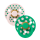 BIBS Studio Colour Polka 2 PACK Latex_Round_0-6m_Petal_Cactus