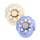 BIBS Nuggi Boheme 2 PACK Latex_Round_0-6m_Ivory_Hush