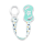 Nuvita Schnullerhalter mit Ring, Green Cool (Baby Star)