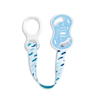 Nuvita Schnullerhalter mit Ring - Blue Sky Cool (Little...