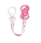 Nuvita Schnullerhalter mit Ring - Rose Pink Cool (Little Diva)