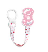 Nuvita Schnullerhalter mit Ring - Primrose Pink Cool...