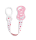 Nuvita Schnullerhalter mit Ring - Primrose Pink Cool (Little Diva)