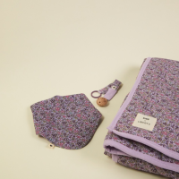 BIBS x Liberty Bandana Bib Chamomile Lawn Violet Sky