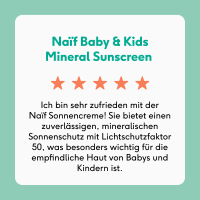 Naif Baby & Kids Crème Solaire Minérale SPF50 sans Parfum 175ml