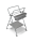 Twistshake Baignoire Set Lux Faded Grey avec baignoire, support de baignoire,transat de bain, rince cheveux & 6 jouets de bain