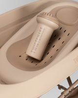 Twistshake Baignoire Set Lux Mocha avec baignoire, support de baignoire,transat de bain, rince cheveux & 6 jouets de bain