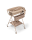 Twistshake Baignoire Set Lux Mocha avec baignoire, support de baignoire,transat de bain, rince cheveux & 6 jouets de bain
