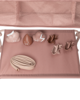 Twistshake Baignoire Set Lux Pink avec baignoire, support de baignoire,transat de bain, rince cheveux & 6 jouets de bain