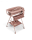 Twistshake Baignoire Set Lux Pink avec baignoire, support de baignoire,transat de bain, rince cheveux & 6 jouets de bain