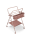 Twistshake Baignoire Set Lux Pink avec baignoire, support de baignoire,transat de bain, rince cheveux & 6 jouets de bain