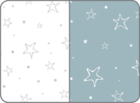 Nuvita Cover Dream Wizard  Grigio Stelle- Graue Sterne