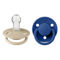 BIBS Pacifier De Lux 2 PACK Silicone Onesize...