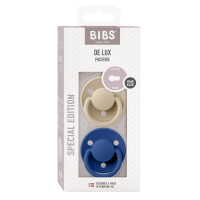 BIBS Pacifier De Lux 2 PACK Silicone Onesize...