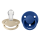 BIBS PacifierDe Lux 2 PACK Silicone Onesize Vanilla_Cornflower