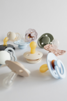 BIBS Pacifier De Lux 2 PACK Silicone Onesize Ivory_Blush