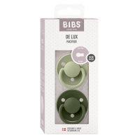 BIBS Pacifier De Lux 2 PACK Silicone Onesize Sage_Hunter...