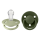 BIBS Pacifier De Lux 2 PACK Silicone Onesize Sage_Hunter Green