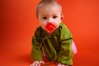 BIBS Pacifier De Lux 2 PACK Silicone Onesize Pink_Tango