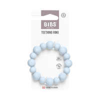 BIBS Zahnring Ring Beaded Baby Blue