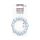 BIBS Teething Ring Beaded Baby Blue