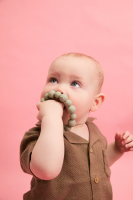 BIBS Teething Ring Beaded Sage