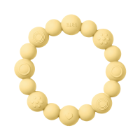 BIBS Zahnring Ring Beaded Pale Butter