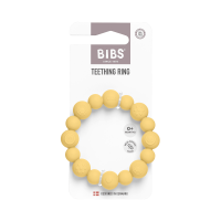BIBS Zahnring Ring Beaded Pale Butter