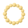 BIBS Zahnring Ring Beaded Pale Butter