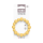 BIBS Zahnring Ring Beaded Pale Butter