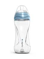 Nuvita Materno Feel Biberon 330ml Anti-Colique Bleu 3M+