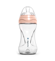 Biberon Nuvita Materno Feel 250 ml Anti-Coliques Rose 2M+