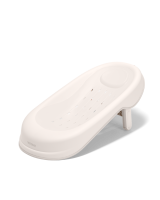Twistshake Baignoire Set Lux Limited Cream Cloud avec baignoire, support de baignoire,transat de bain, rince cheveux & 6 jouets de bain