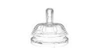 Nuvita tétine 2 trous - 2 pièces plus valve