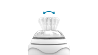 Nuvita Bottle Teat Y Hole (Porridge Teat) - Pack of 2 with Replacement Valve