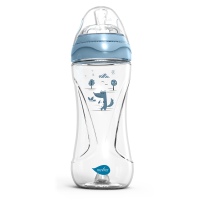 Nuvita Materno Biberon 330ml anti-colique bleu 3M+