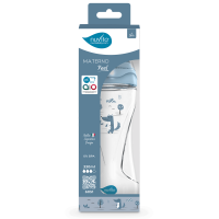 Nuvita Materno Biberon 330ml anti-colique bleu 3M+