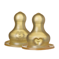 BIBS Bottle Teat Latex Medium Flow_2 Pieces