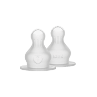 BIBS Bottle Teat silicone Slow Flow_2 piece