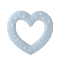 BIBS Bitie Heart  Blue
