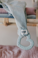 BIBS Bitie Heart  Blue