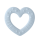 BIBS Bitie Heart  Blue