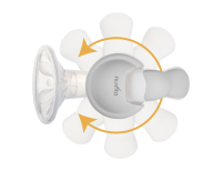 Nuvita Manuelle Milchpumpe mit beweglichem Griff - Materno Twist