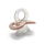 Nuvita anneau de dentition 2M+ - pink