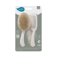 Nuvita Baby Haar-Styling Set mit Bürste aus Wolle...