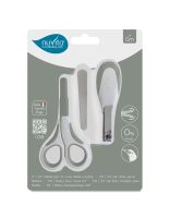 Nuvita Baby Nagelpflege Set mit Edelstahlschere,...